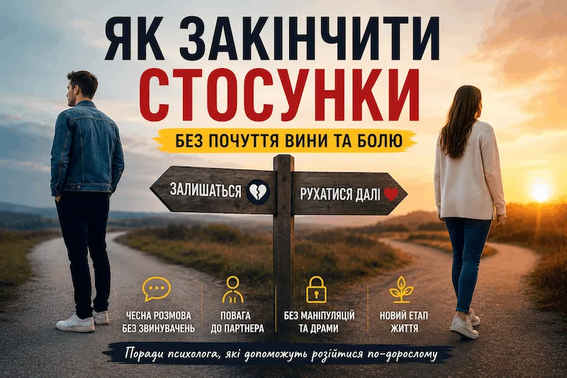 Як правильно розлучитися з людиною і не відчувати провини — поради психолога