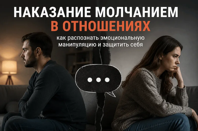 Почему молчание в отношениях становится эмоциональным насилием