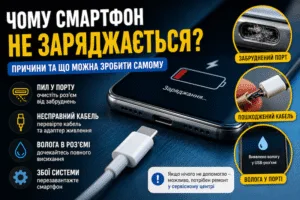 Чому смартфон перестав заряджатися